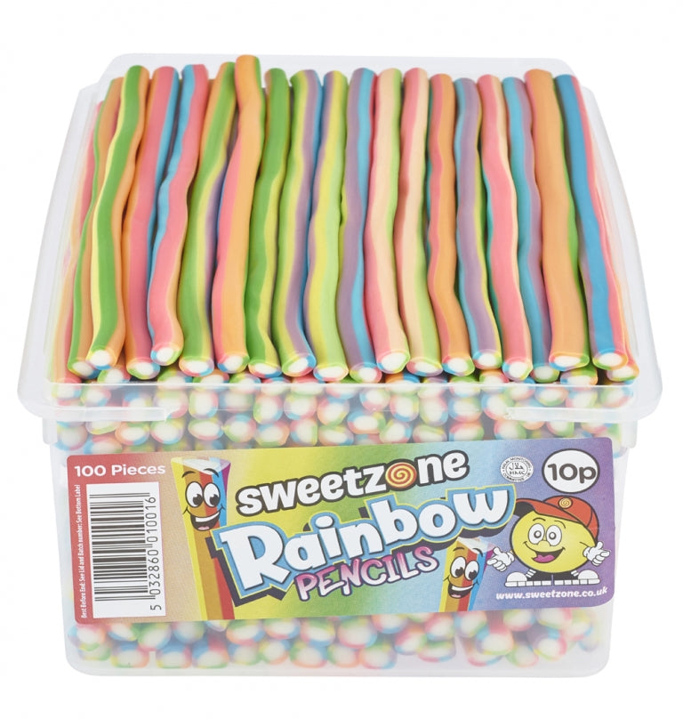 Sweetzone Pencil Tubs - Multiple Varieties - Full Box Deal - Halal