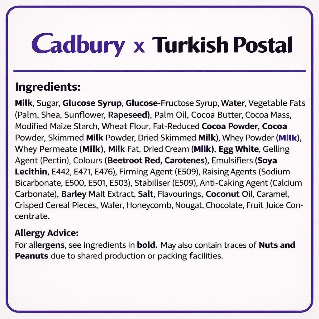 Turkish Delight x Cadbury Small Postal Gift Box