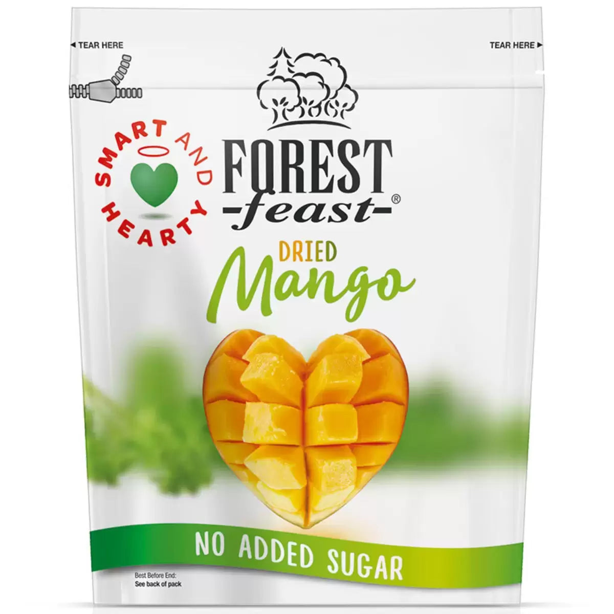 Forest Feast Smart & Hearty Dried Mango 650g - No Added Sugar - Healthy Snack