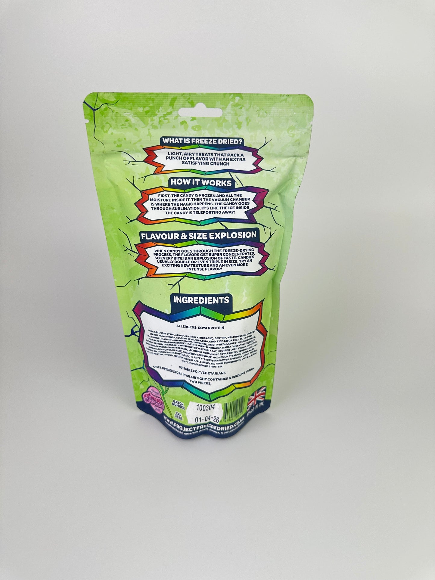 Freeze Dried Sour Mix Pouch- BESTSELLER- HALAL & VEGETARIAN
