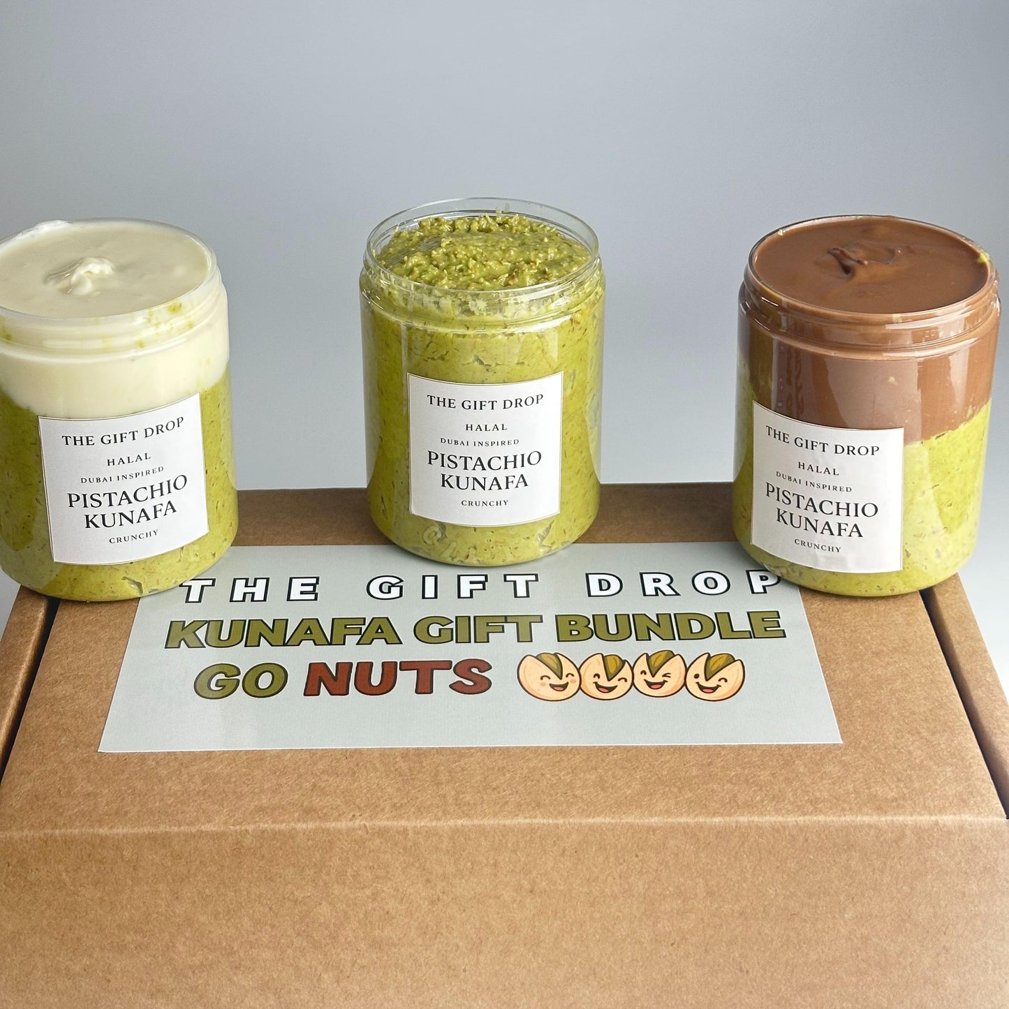 The Gift Drop Viral Pistachio Kunafa Bundle - Postal Box