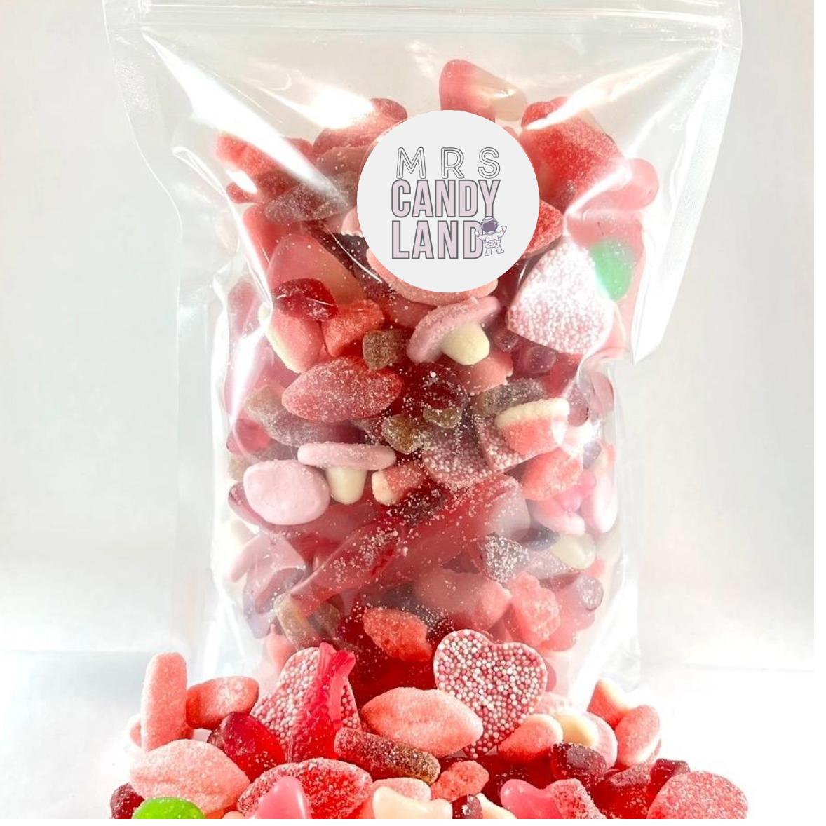 Halal Pink Mix - Pick N Mix Sweets - 500g/1kg - Mrs Candyland