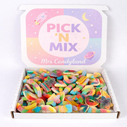 Pick N Mix Postal Gift Box - Rainbow Mix - HALAL