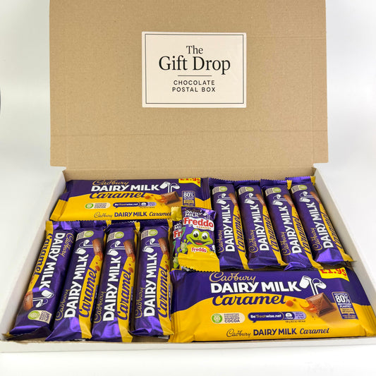 Cadbury Caramel Large Postal Gift Box