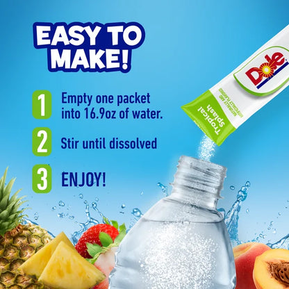 Dole Tropical Singles To Go 30 Pack | USA Drink Mix Sachets