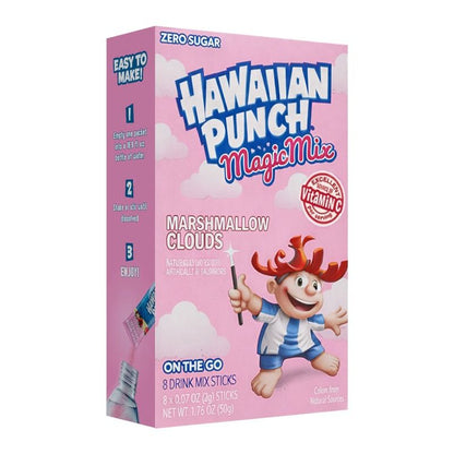 Hawaiian Punch Magic Mix Marshmallow Clouds Singles To Go 8 Pack | USA Drink Mix Sachets