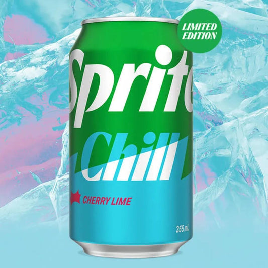 Sprite Chill - Cherry Lime - 355ml *LIMITED EDITION* Soda Drink Canada