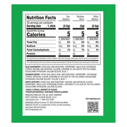 Airheads Xtreme Variety 30 Pack | USA Drink Mix Sachets