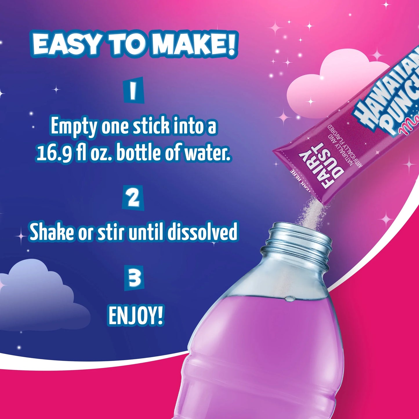 Hawaiian Punch Magic Mix Singles To Go 30 Pack | USA Drink Mix Sachets
