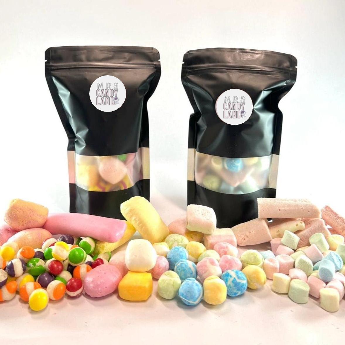 2 x Freeze Dried Mix Bags - 2 FOR £12 DEAL - Candy Mix & Pastel Mix - Halal & Vegetarian - Bestselling & Viral - Gift