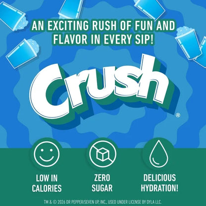 Crush Blue Razz Slush Singles To Go 6 Pack | USA Drink Mix Sachets