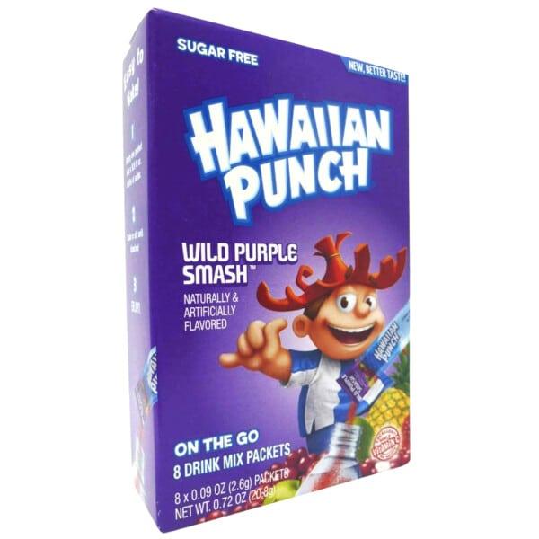 Hawaiian Punch Wild Purple Smash Singles To Go 8 Pack | USA Drink Mix Sachets
