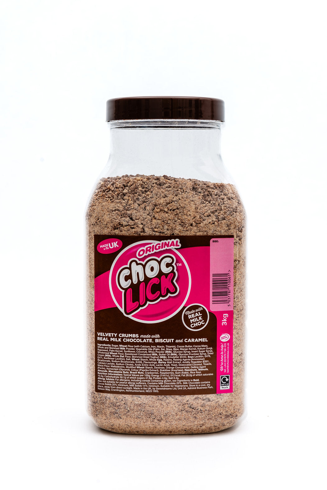 Choc Nibbles & Choc Lick - Full Wholesale Jar DEAL 2.7kg