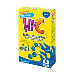 Hi-C Blazin Blueberry Singles To Go 8 Pack | USA Drink Mix Sachets