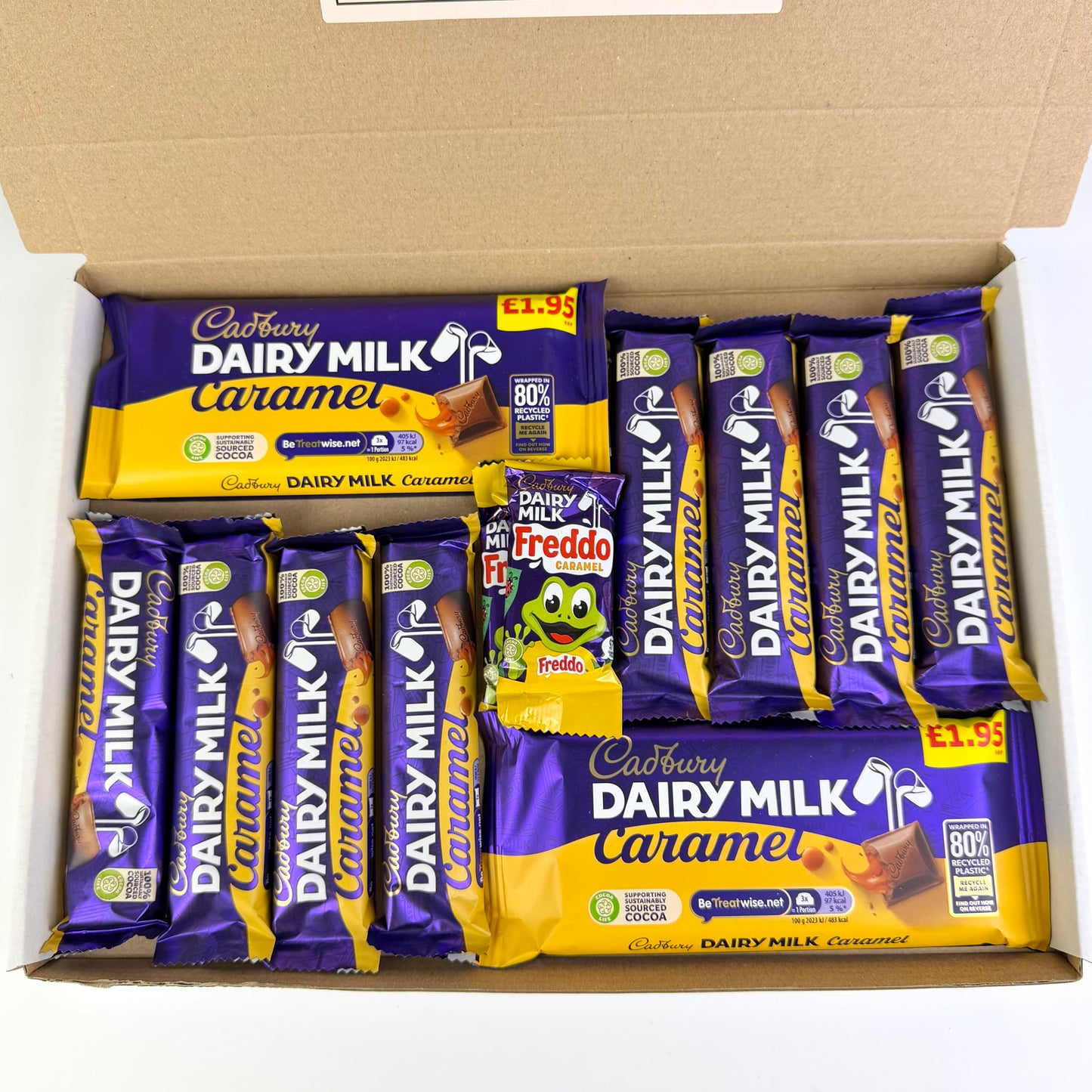 Cadbury Caramel Large Postal Gift Box