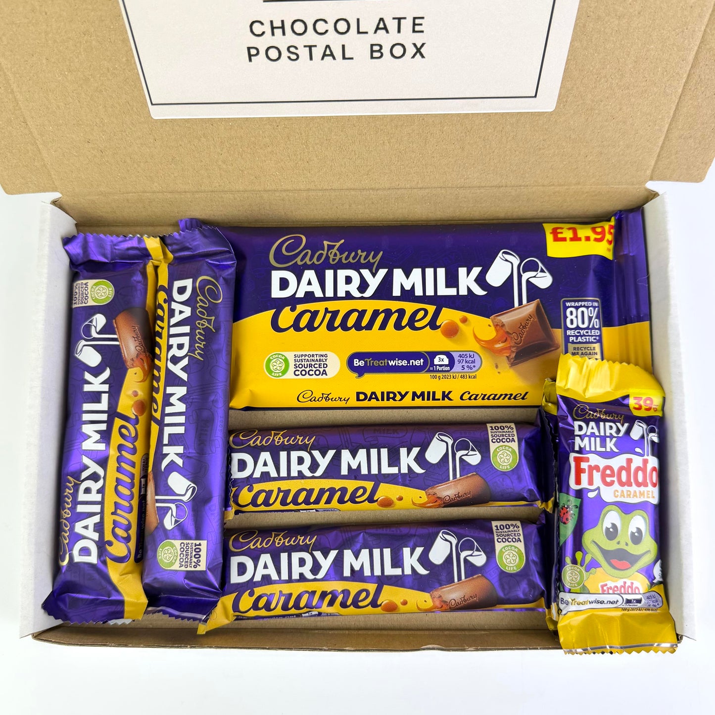 Cadbury Caramel Selection Small Postal Gift Box