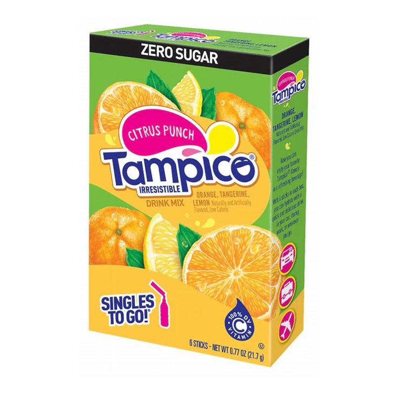 Tampico Citrus Punch Singles To Go 6 Pack | USA Drink Mix Sachets