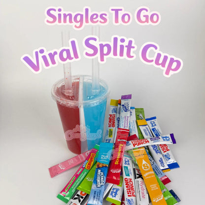 25pc Split Cup USA Drink Mixes | American Singles To Go | Mrs Candyland