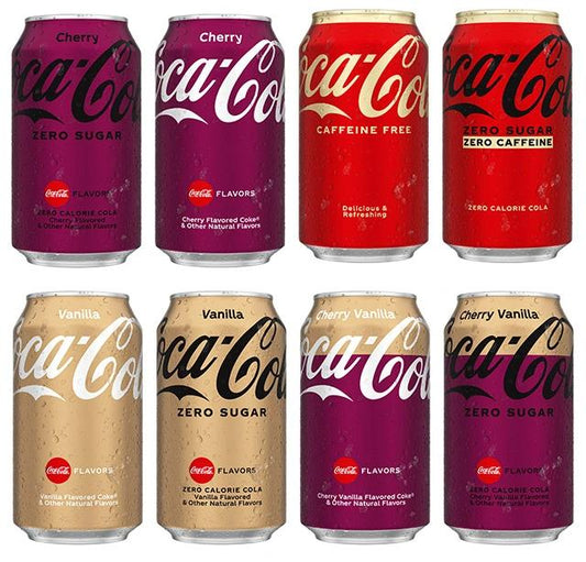 Coca Cola USA Drink Cans- Multiple Flavours