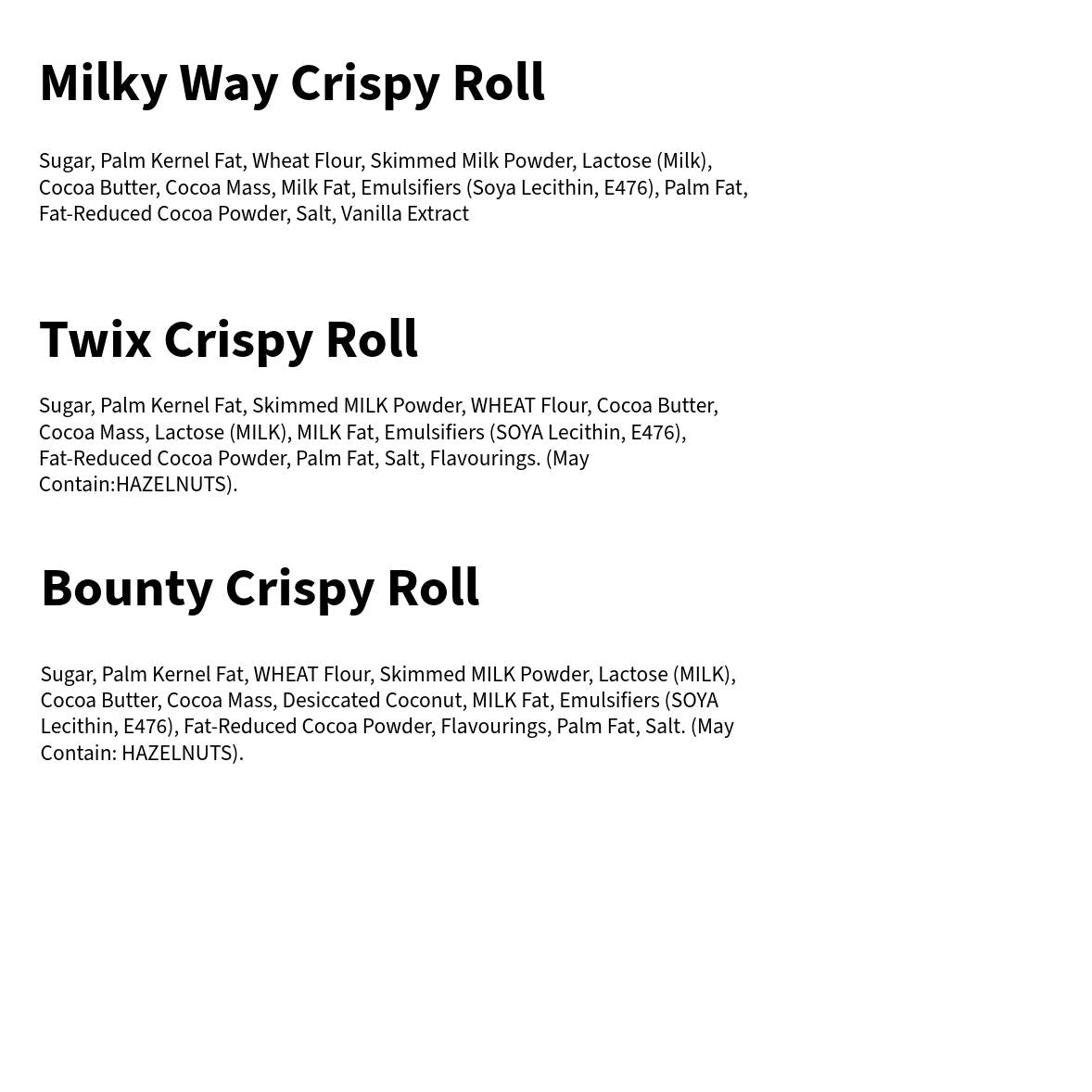 Crispy Roll Small Postal Gift Box