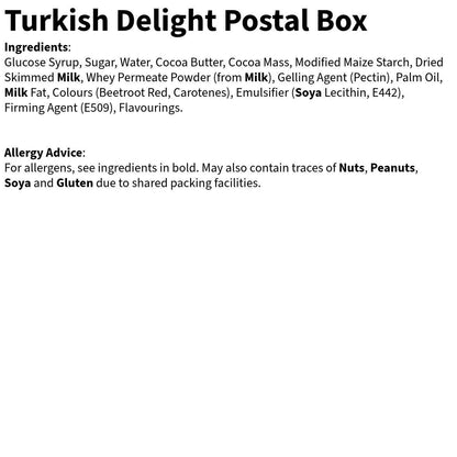 Turkish Delight Mini's Postal Gift Box