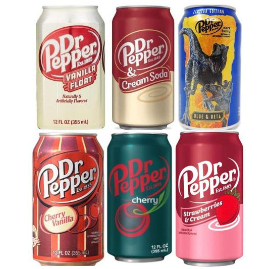 Dr Pepper USA- Multiple Flavours