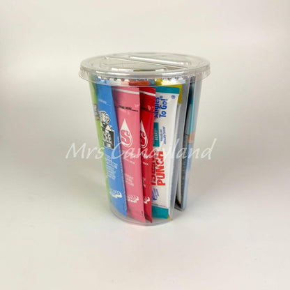 25pc Split Cup USA Drink Mixes | American Singles To Go | Mrs Candyland