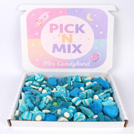 Pick N Mix Postal Gift Box - Blue Mix - HALAL
