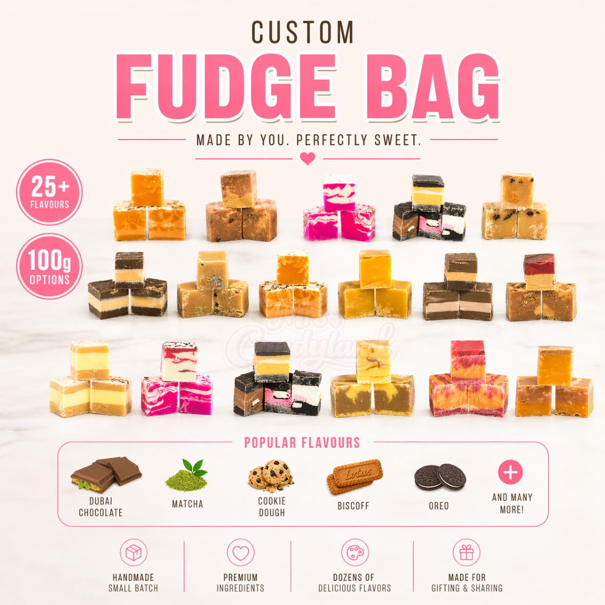 Custom Fudge Pick N Mix - Pick Your Own Flavours