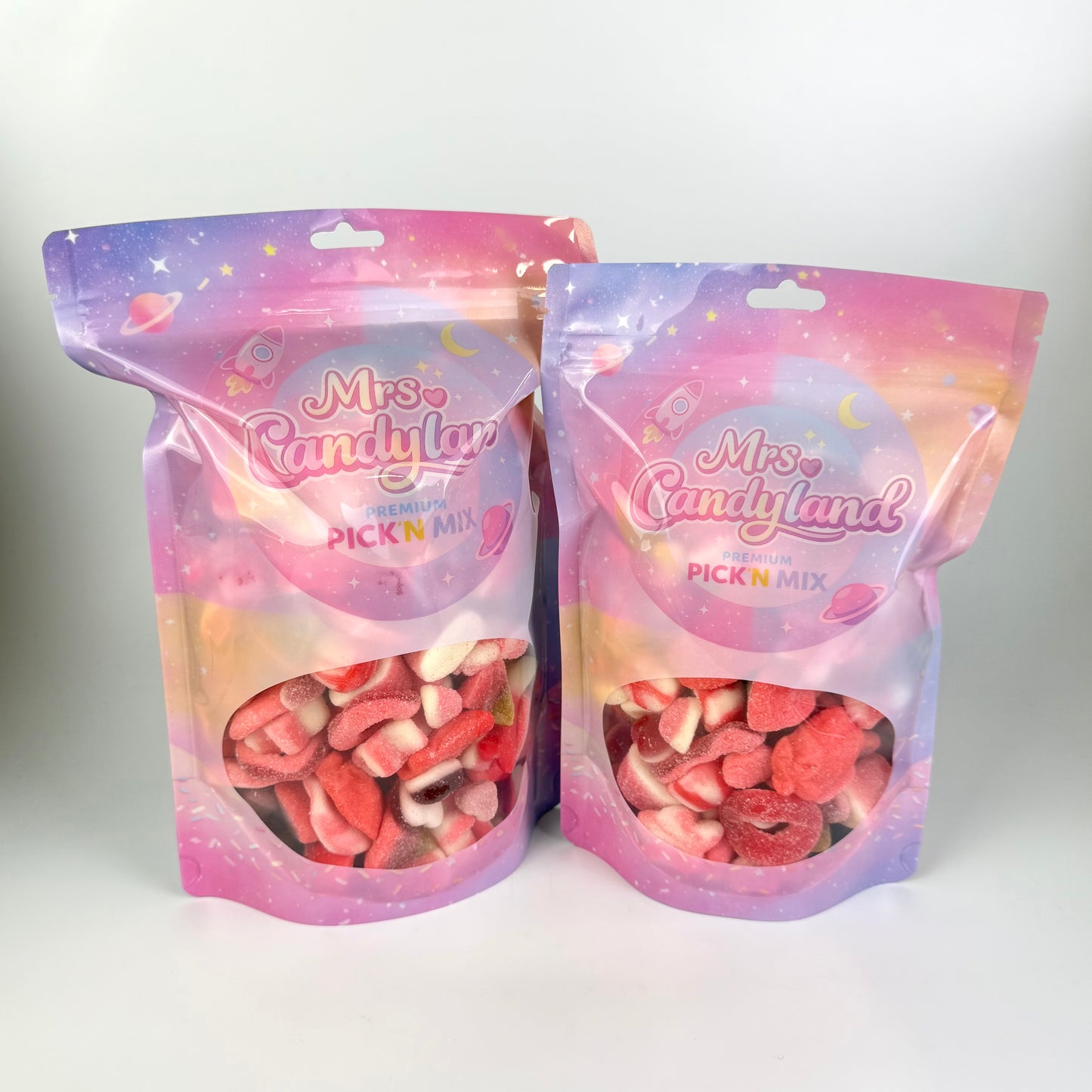 Halal Pink Mix - Pick N Mix Sweets - 500g/1kg - Mrs Candyland