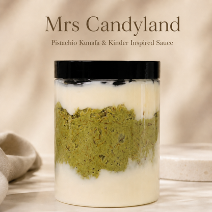 Double White Chocolate Pistachio Kunafa Jar 300g - Dubai Style