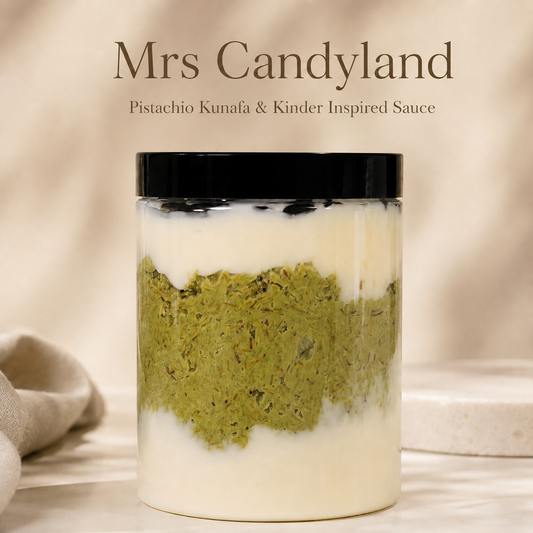Double White Chocolate Pistachio Kunafa Jar 300g - Dubai Style