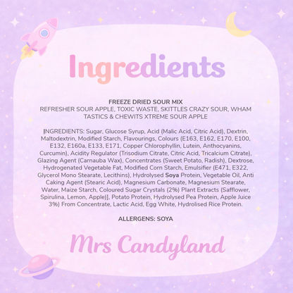 Sour Freeze Dried Candy Mix Bag | Mrs Candyland