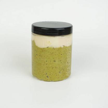 White Choc Hazelnut (Kinder Inspired) Pistachio Kunafa Jar 300g - Dubai Style