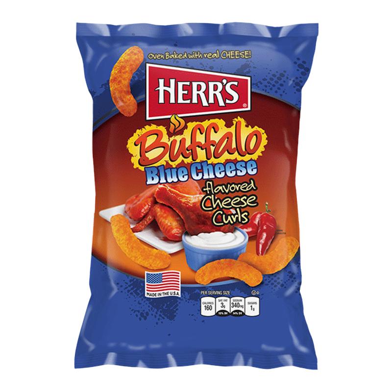 Herrs Crisps Cheese Curls 113g- Multiple Flavours