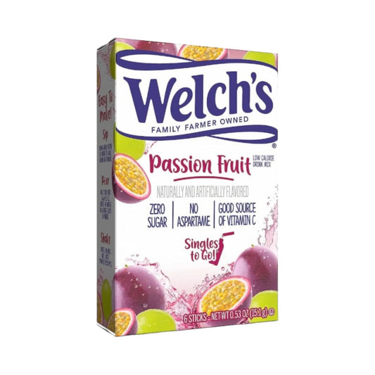 Welch's Passionfruit Singles To Go 6 Pack | USA Drink Mix Sachets