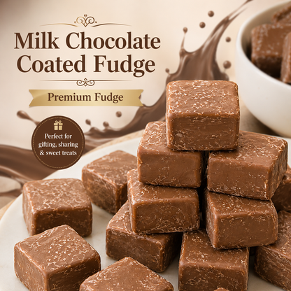 Chocolate Coated Fudge 500g Bag | Mrs Candyland Fudge