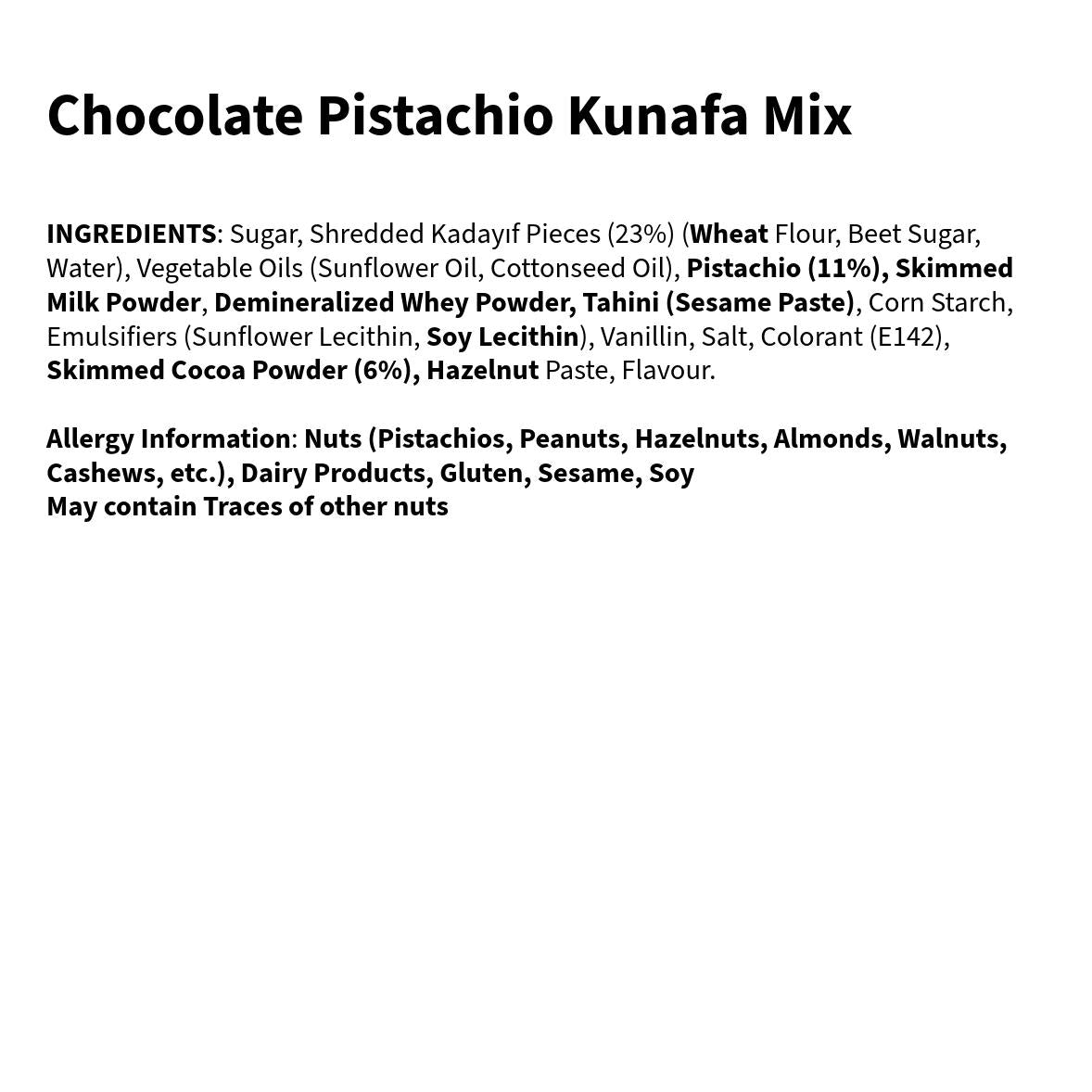 Double White Chocolate Pistachio Kunafa Jar 300g - Dubai Style