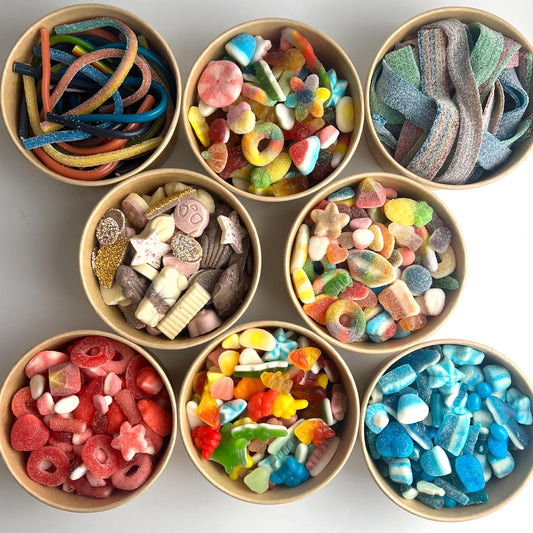Candy Salad Bowls - Multiple Flavour Options - Pick N Mix - Chocolate - Halal - Sweets
