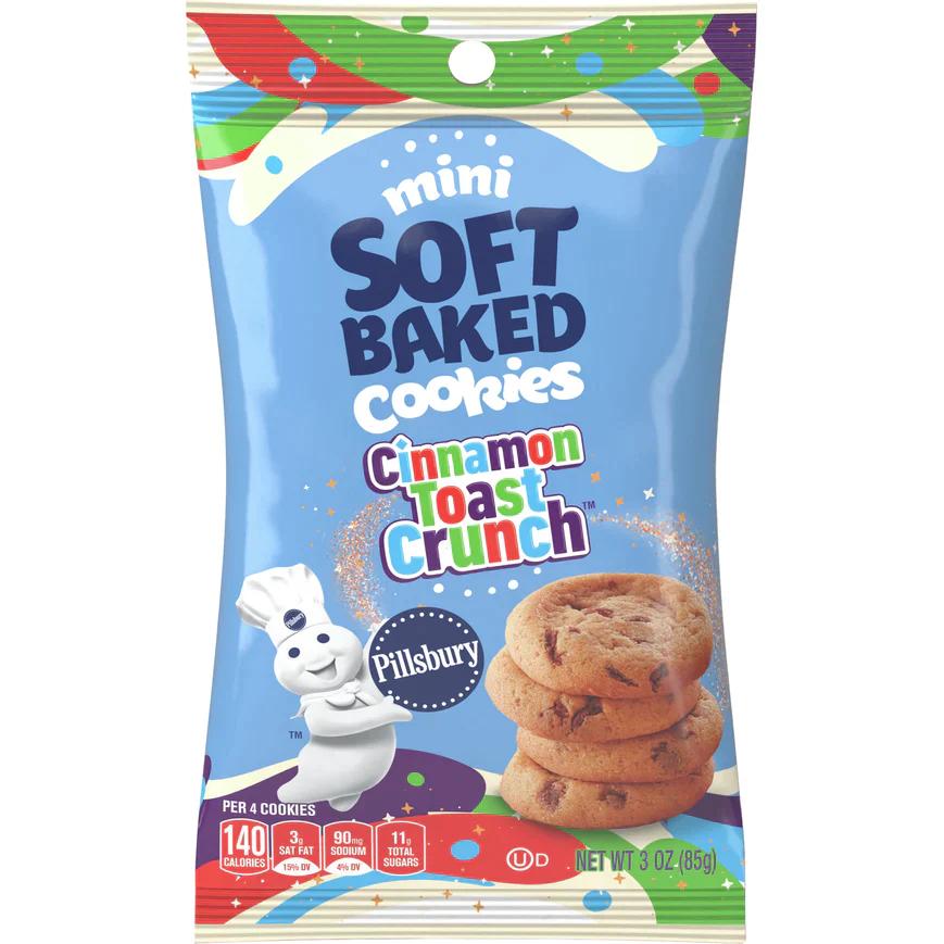 Pillsbury Soft Baked Cookies 85g - Delightful Textured Snack with Milk and Butter