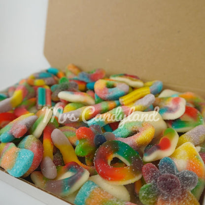 Pick N Mix Postal Gift Box - Rainbow Mix - HALAL