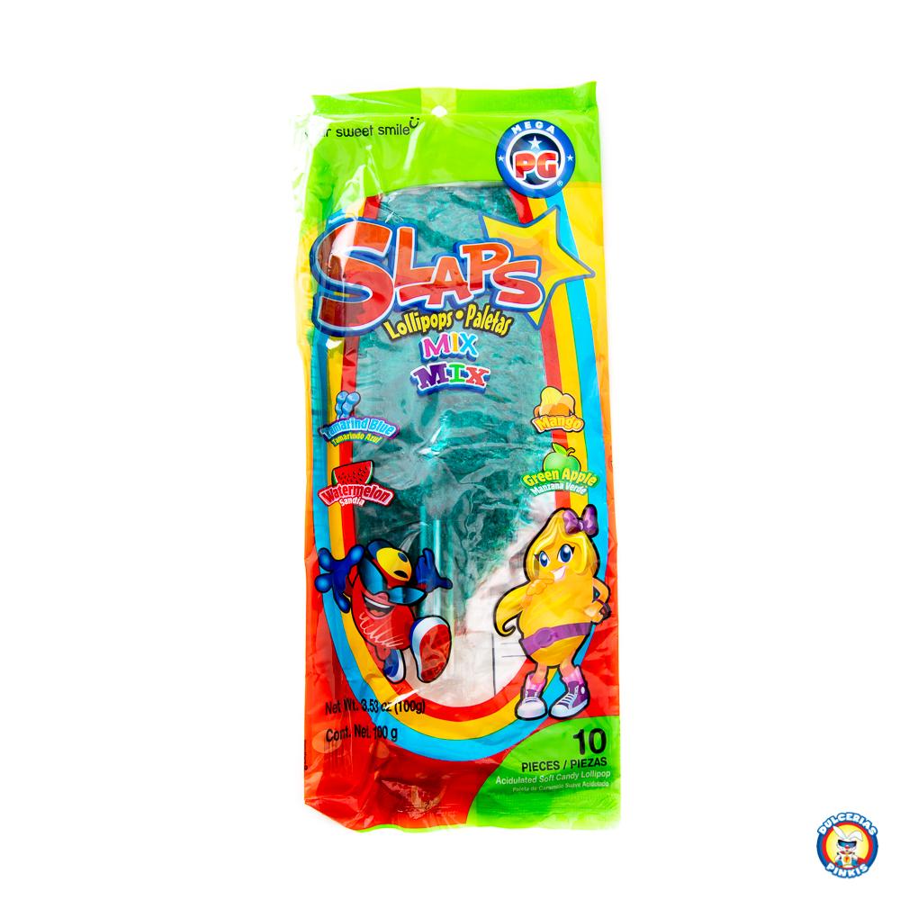 SLAPS Lollipops Mixed Flavour 10 Pack (Mexico)