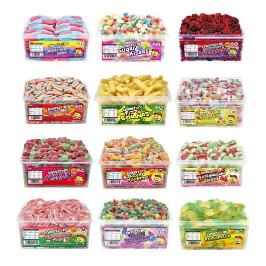 Sweetzone Tubs - Multiple Varieties - Full Box Deal - Halal