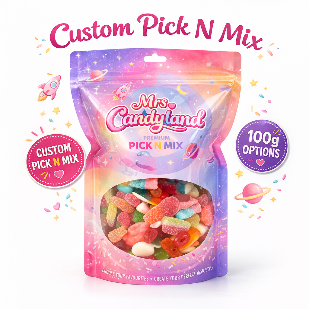 Halal Custom Pick N Mix | 100g Each Option | Build Your Own Pick N Mix | Mrs Candyland |